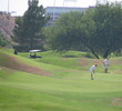 A view of the Pete Dye-designed Karsten Golf Course at Arizona State University in Tempe.