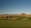 No. 10 is a par 4 that plays uphill to an elevated green on the Pinnacle at Troon North Golf Club. 