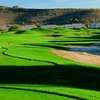 A view of the signature hole #6 at Foothills Golf Club
