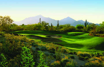 A view of hole #8 at Grayhawk Golf Club - Raptor Course